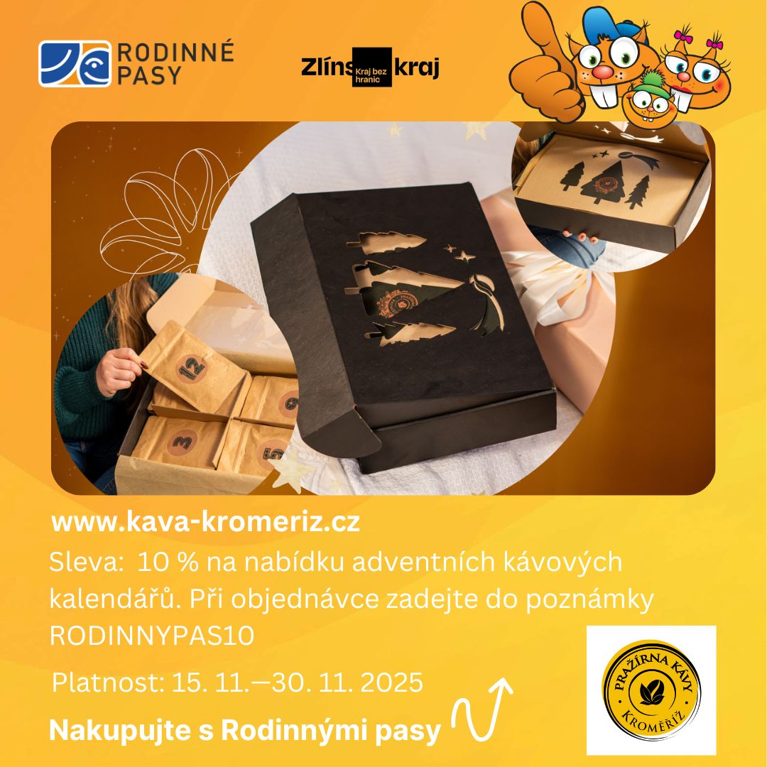 Pražírna kávy Kroměříž - slevový kupón