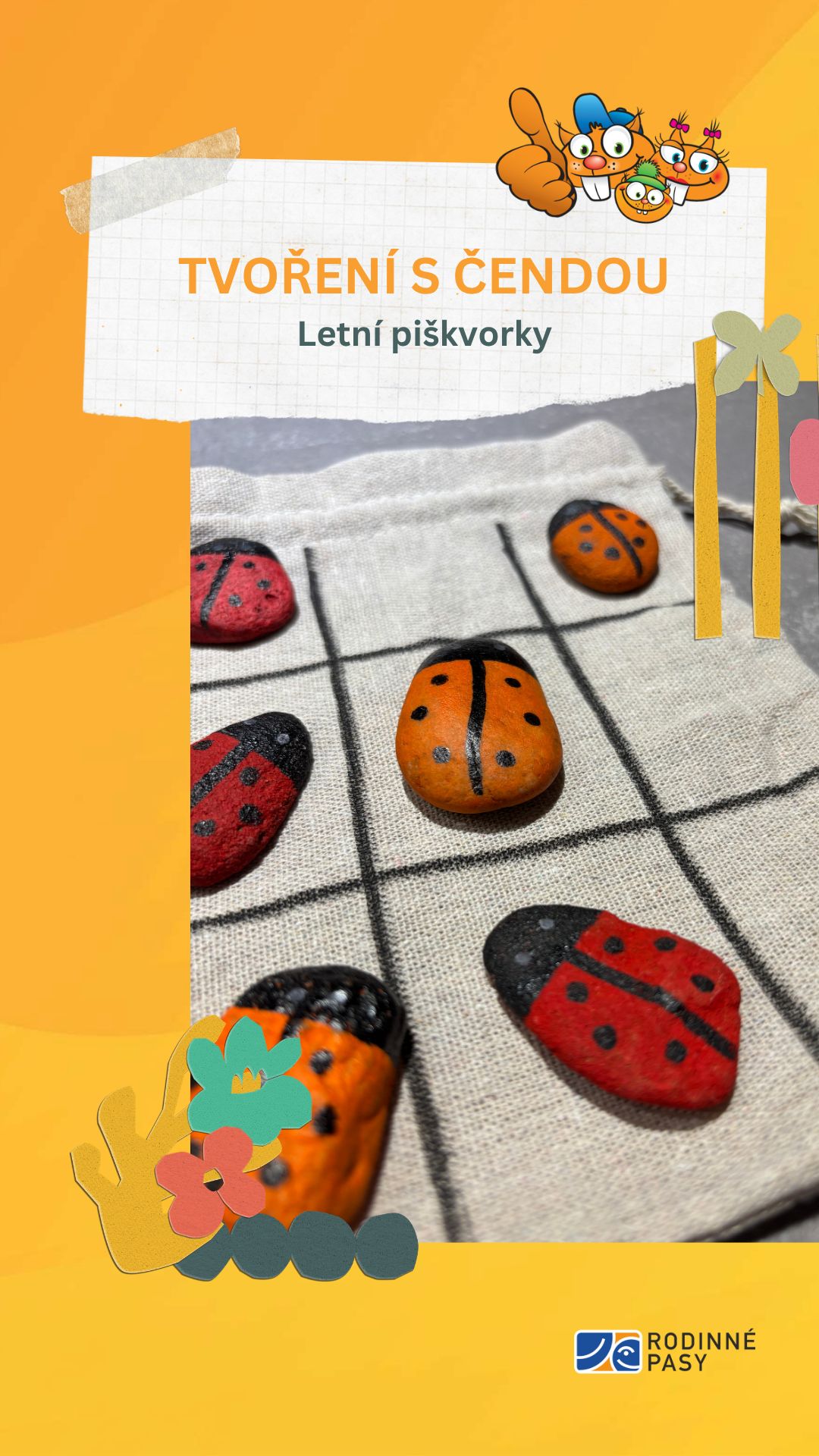 Tvoření s Čendou – Letní piškvorky